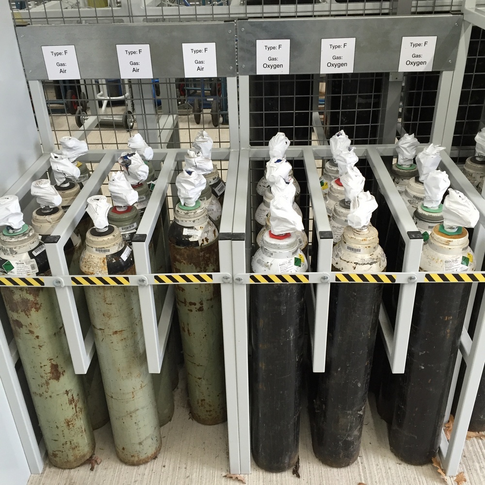 Medical Gas Storage Racks